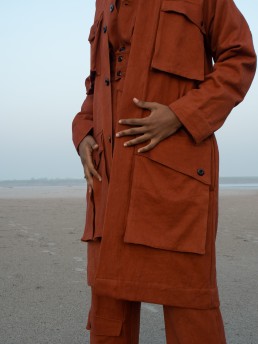 Jacket in moleskin by Lanefortyfive